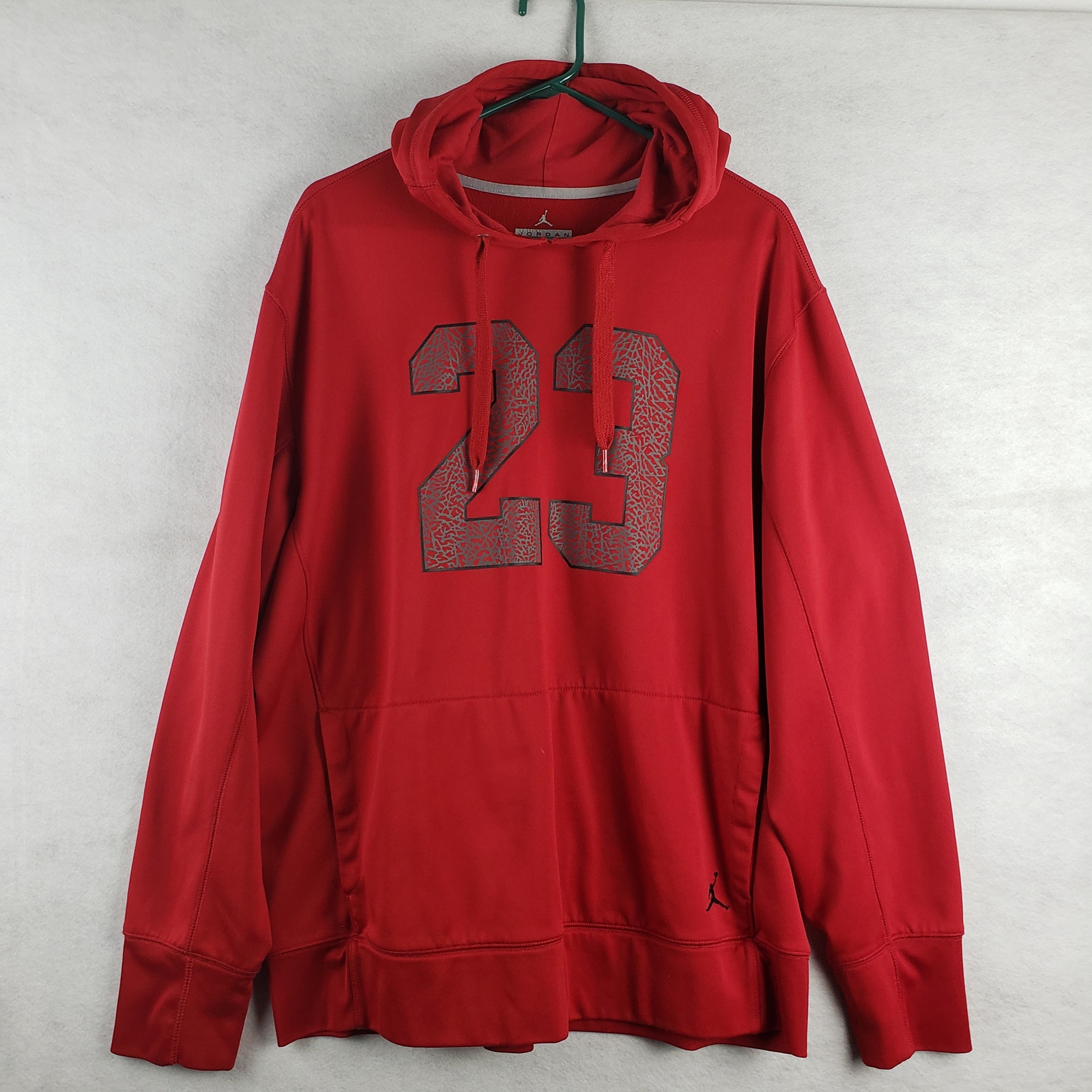 Air Jordan Training Men's Xxl 23 Graphic Hoodie Sweatshirt Red Michael Jordan